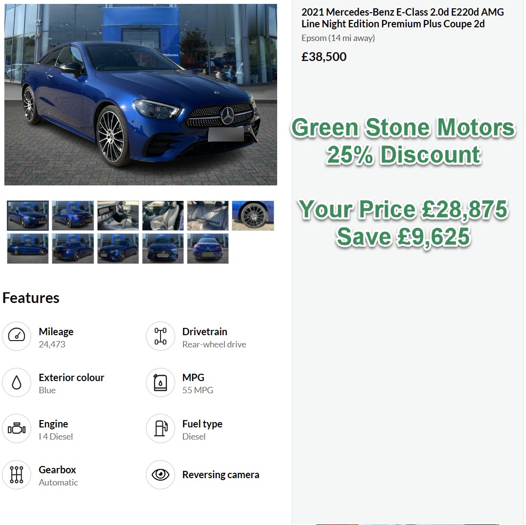 Mercedes-Benz E-Class 2.0d E220d AMG