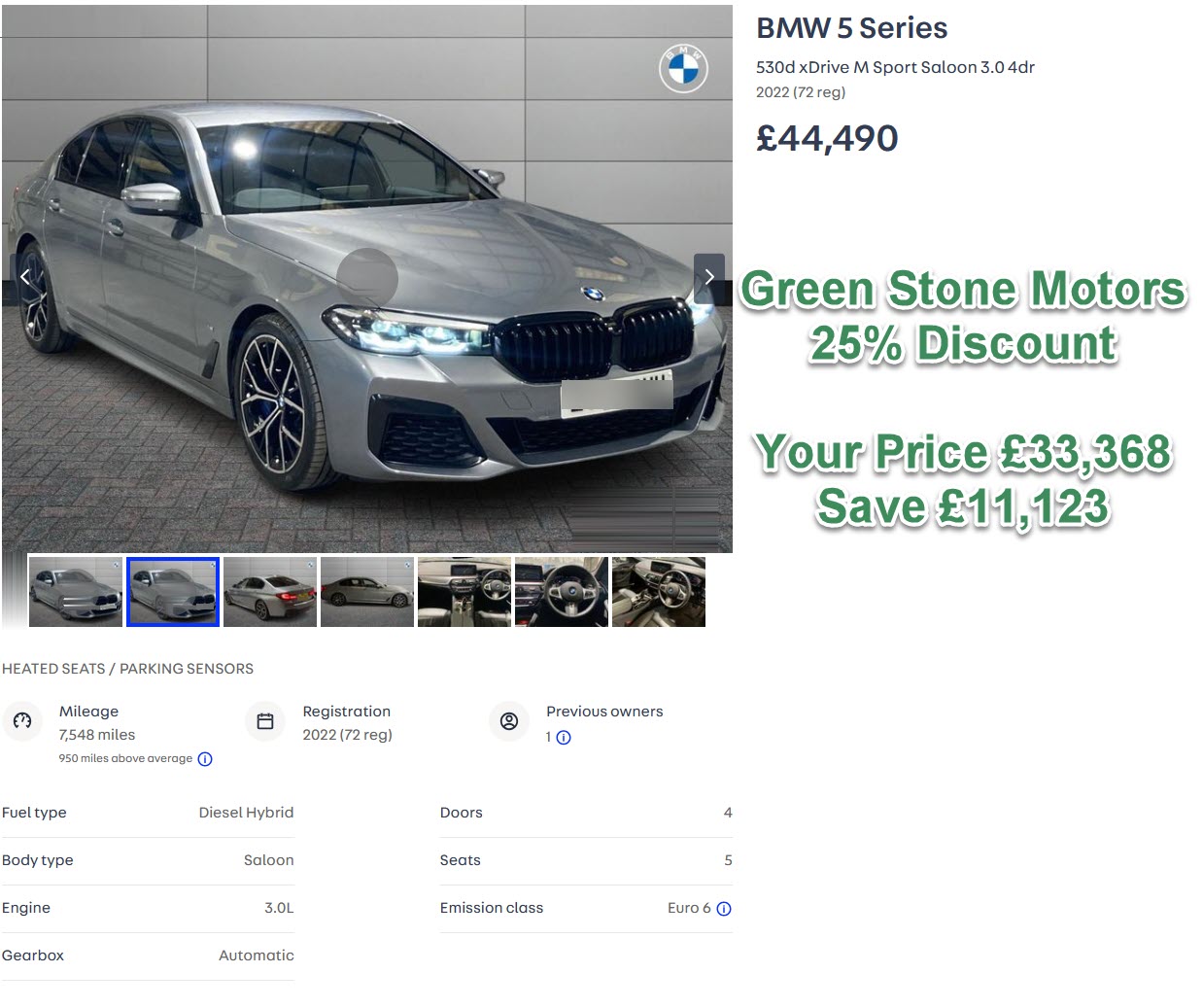 BMW 5 Series 530d xDrive