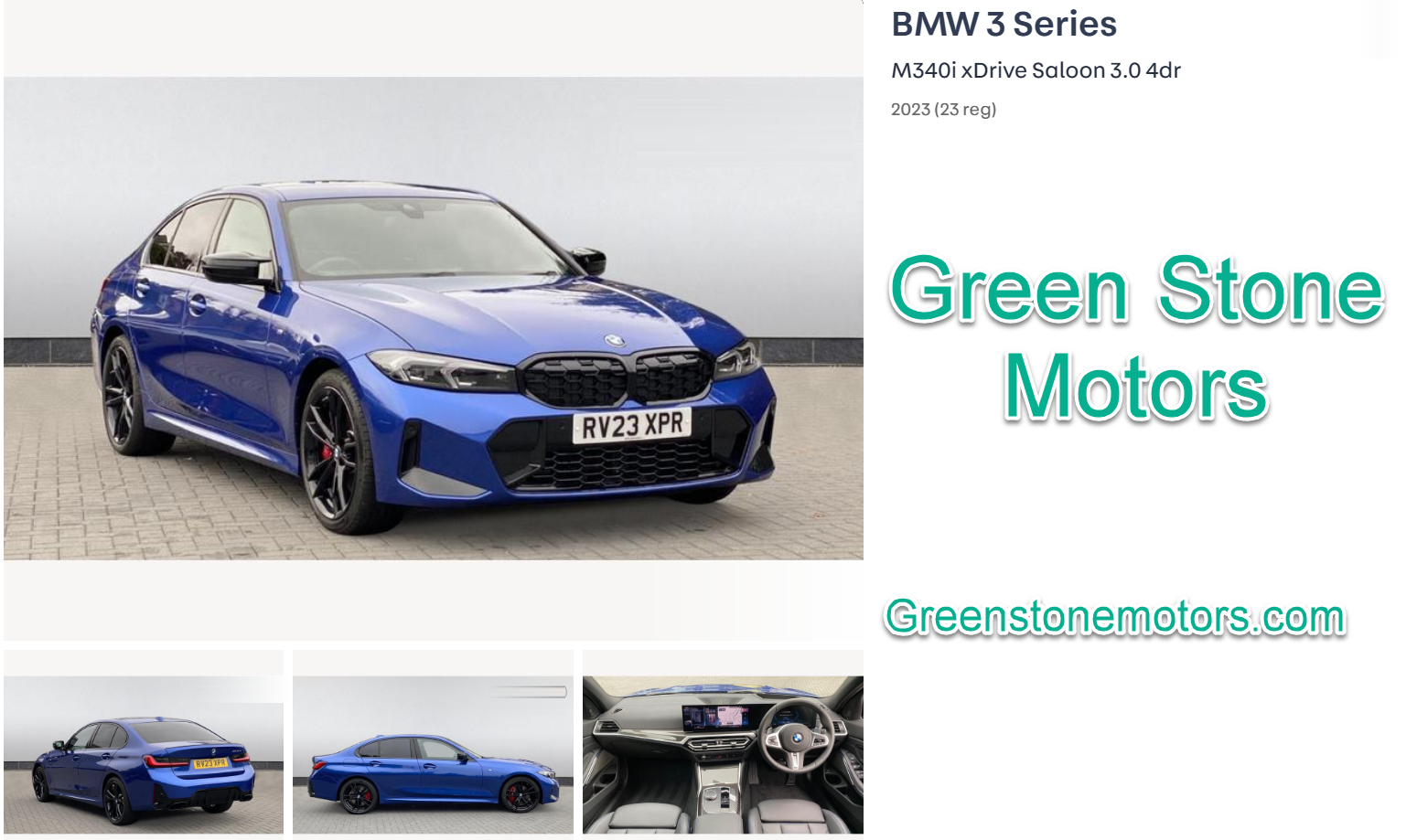 BMW 3 Series M340i xDrive Saloon 3.0 4dr 2023 (23 reg)